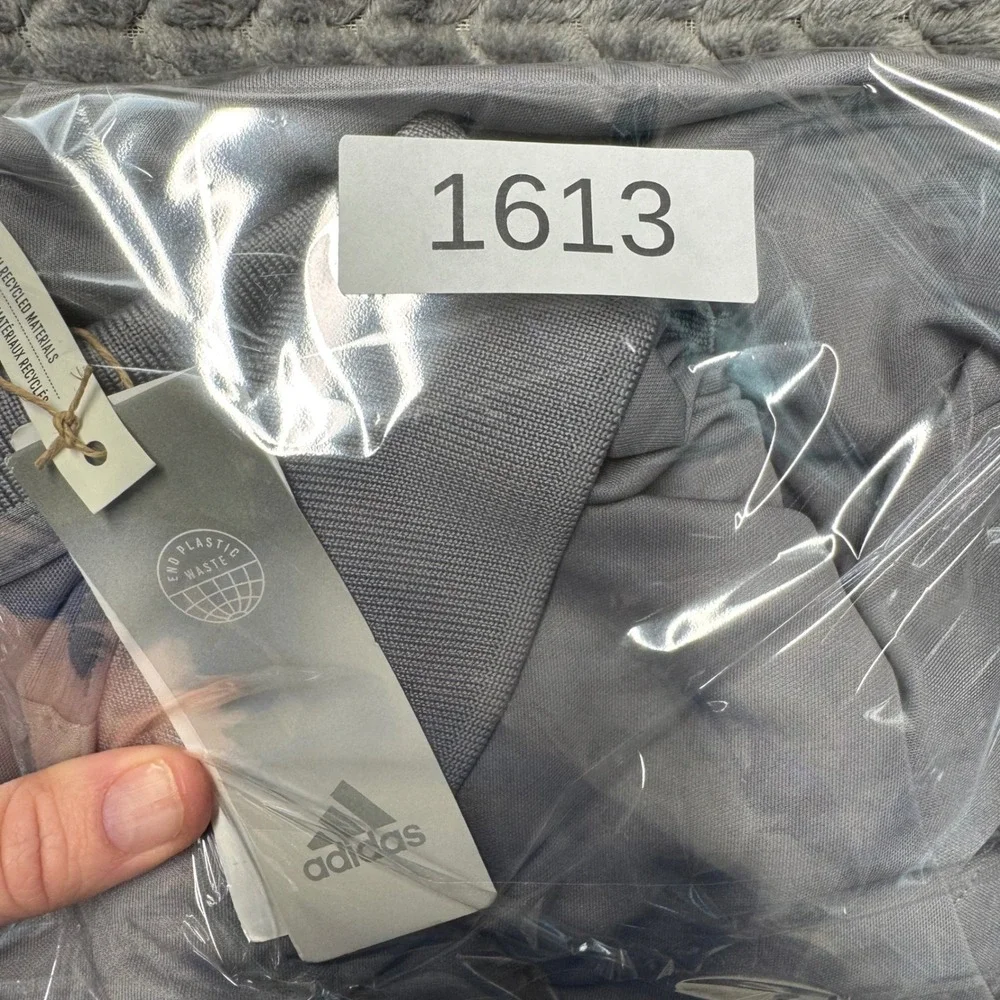 Adidas Mens Adi‎ Perf Golf Polo Shirt Grey Three Primegreen GQ3127 XL New (1613)